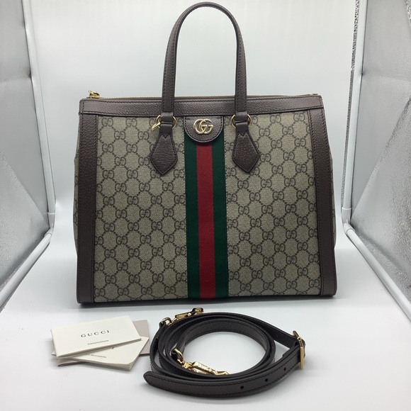 GUCCI OPHIDIA GG MEDIUM TOTE BAG - Picture 3 of 14